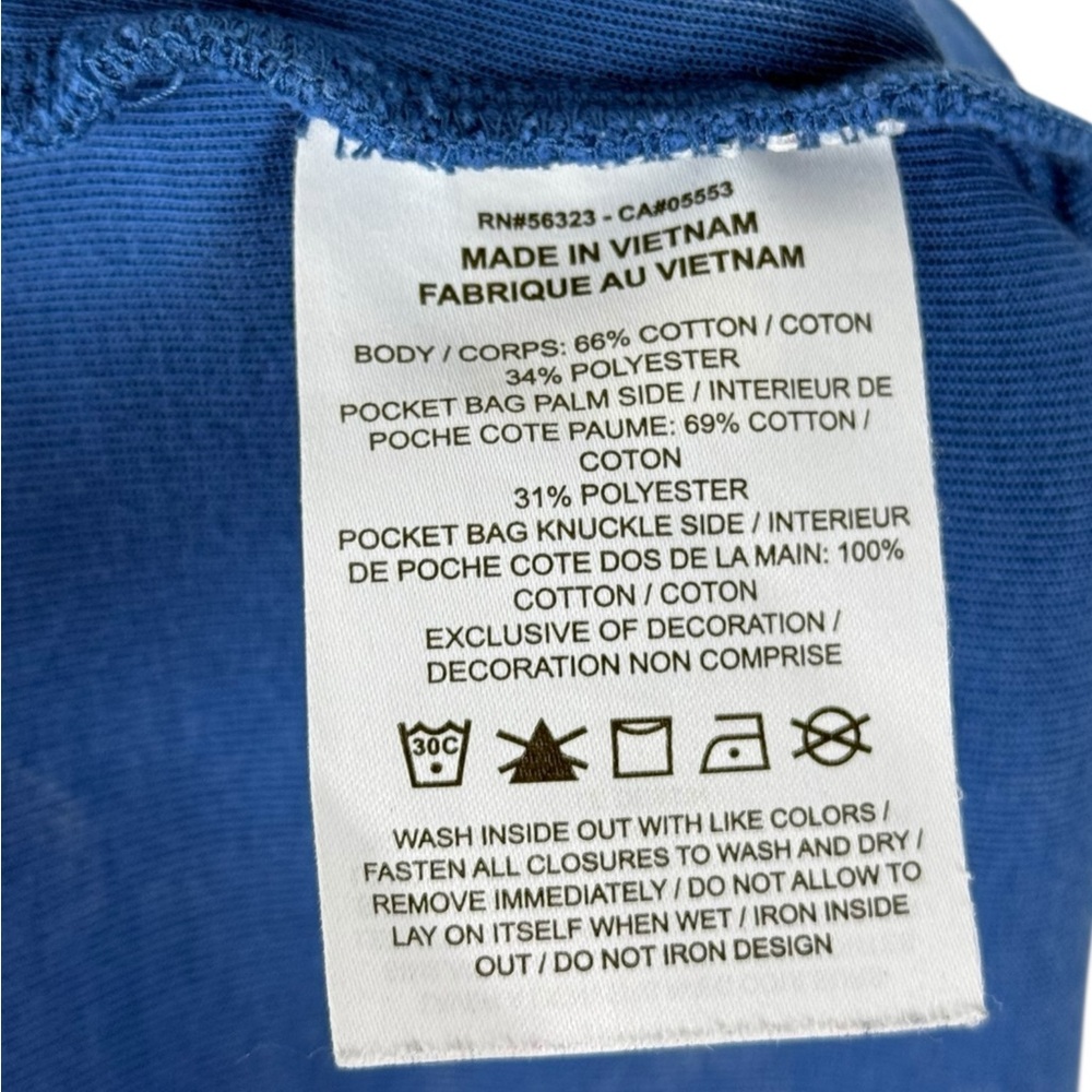 Nike Mens Medium Shorts Blue Marina Tech Fleece Drawstring Zip Pocket DM6519 EUC - Picture 9 of 10